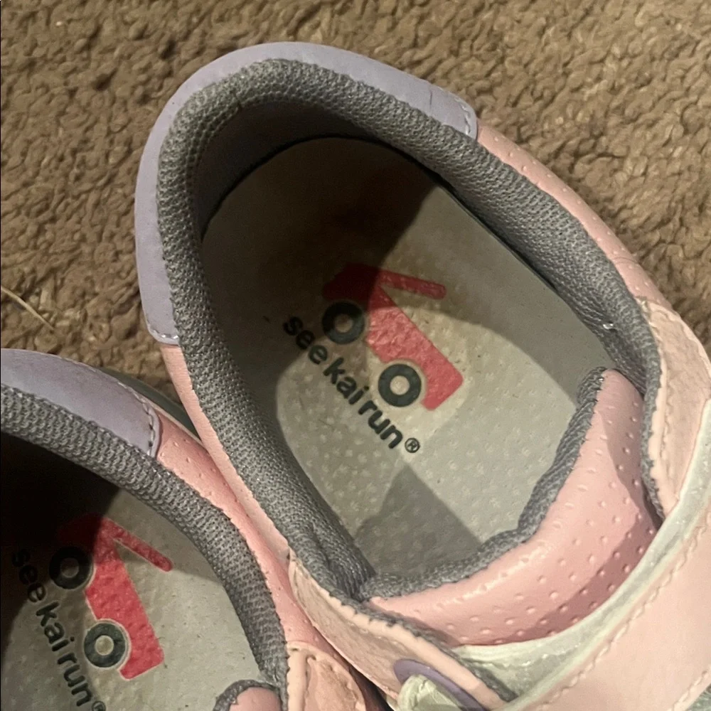 See Kai run Pink and Purple Velcro Sneakers - Picture 5 of 5